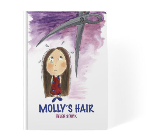 Mock up of Molly's Hair book