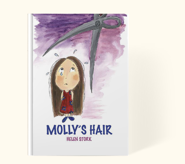 Mollys hair book insitu yellow