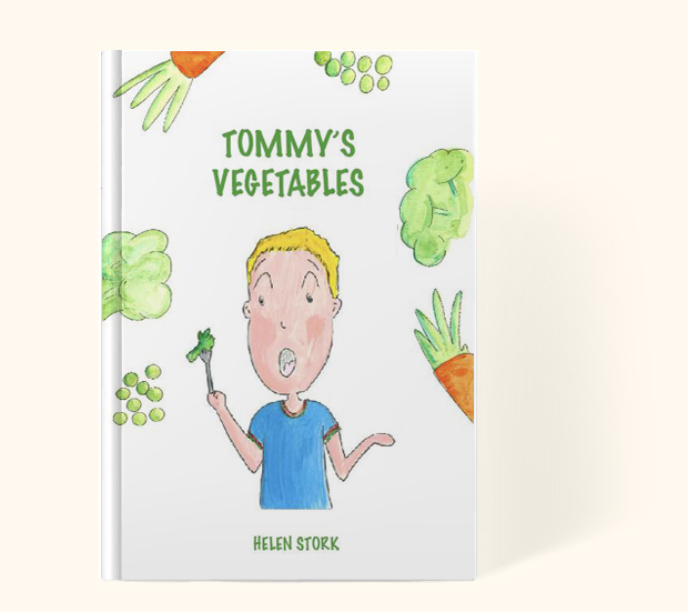 Tommys vegetables book insitu yellow